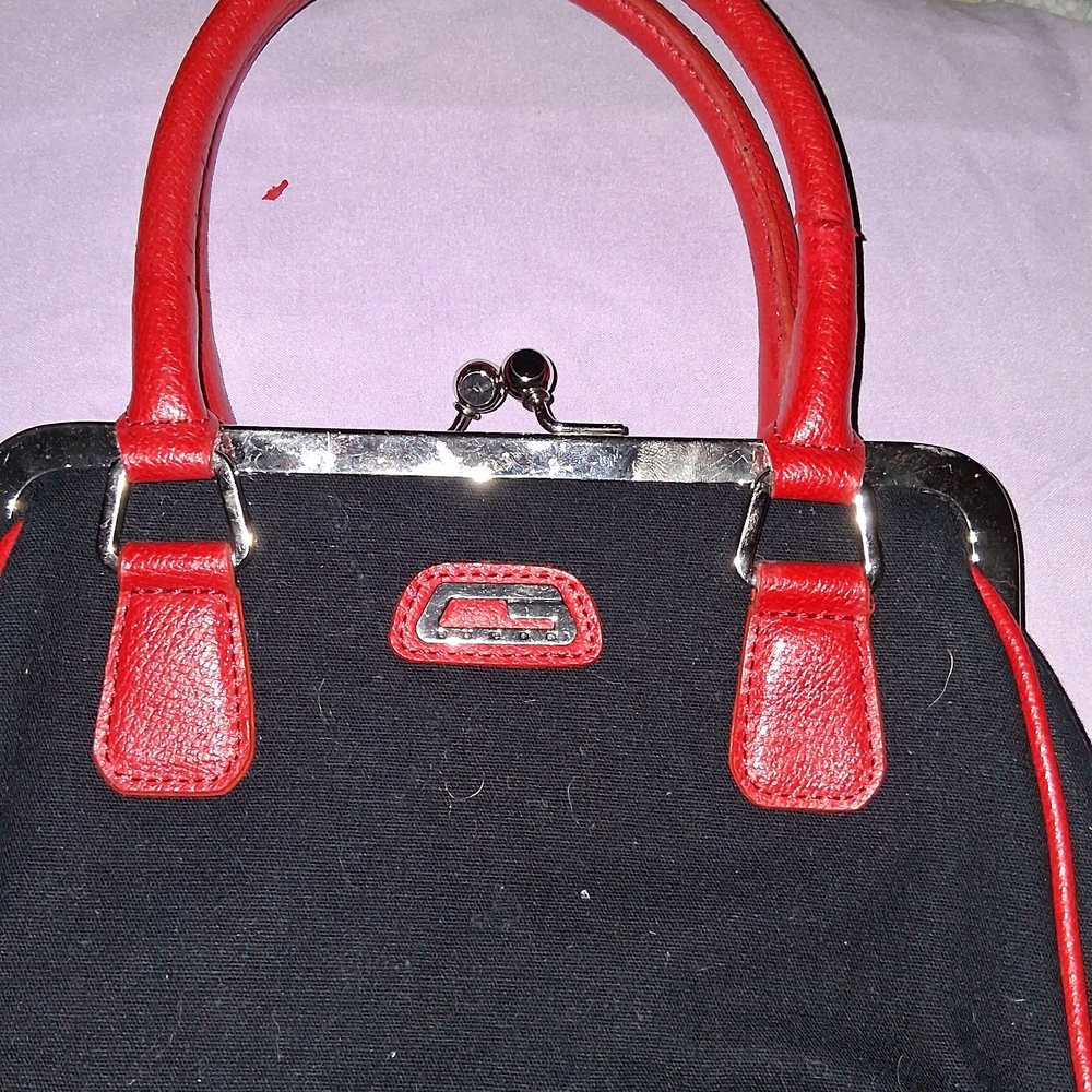 Guess Black and Red Baby Bag